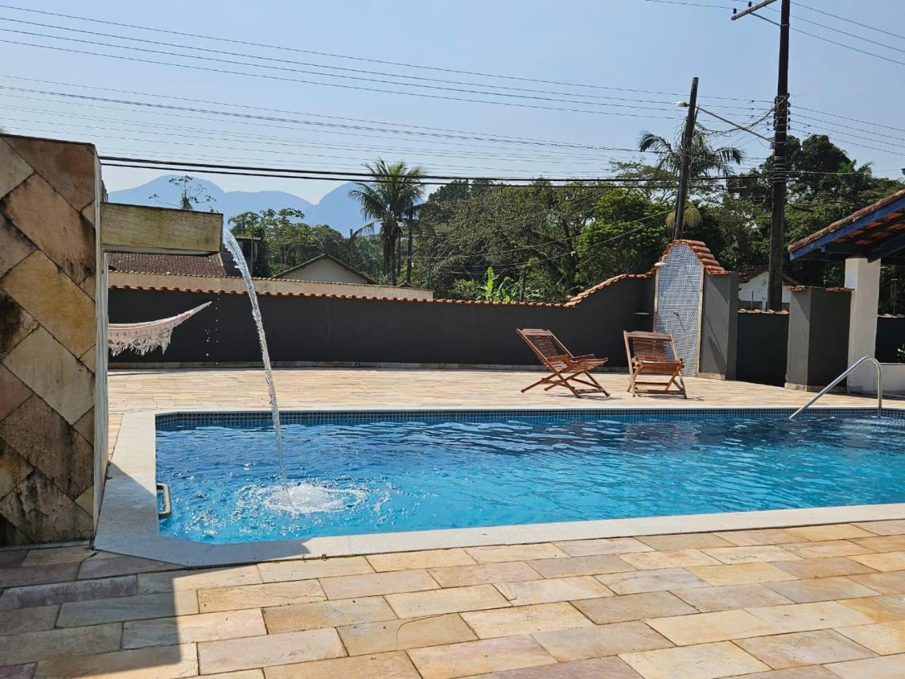 Casa Com Quadra De Areia Boraceia Sao Sebastiao Villa Exteriör bild