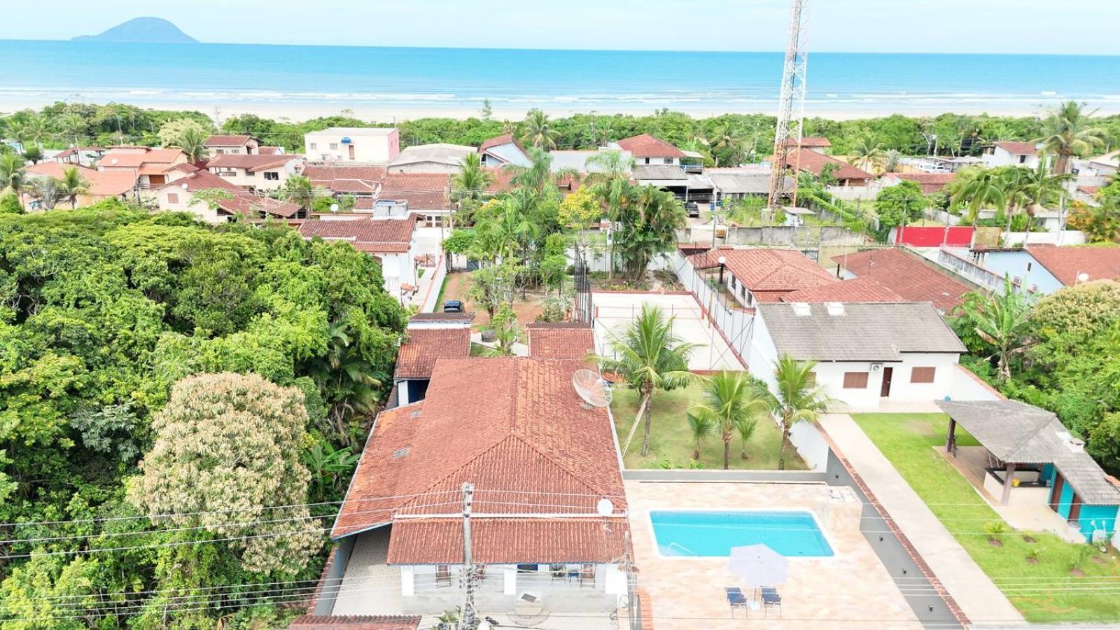 Casa Com Quadra De Areia Boraceia Sao Sebastiao Villa Exteriör bild